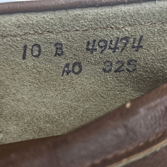 Mens Jolly Rogers by Sebago leather loafers size 10B main image 4